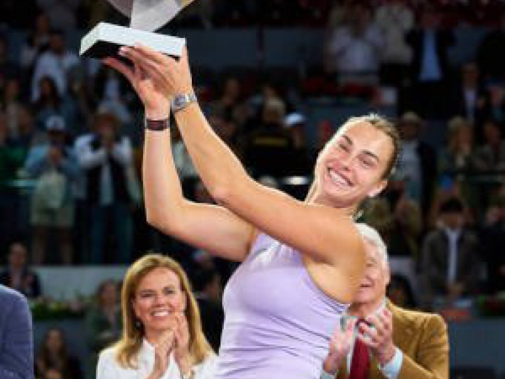  La bielorrusaAryna Sabalenka, campeona tras derrotar a la estadounidenseCoco Gauff, del Mutua Open Madrid 2025