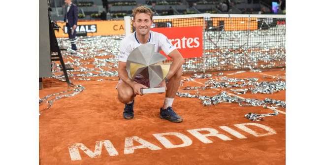 El noruego Casper Ruud, ganador del Mutua Open Madrid de tenis 2025
