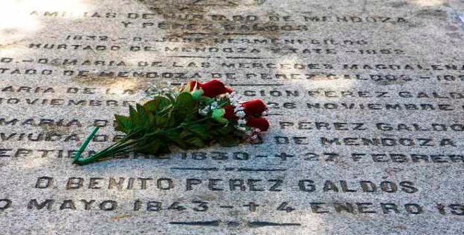 Cementerio de la Almudena. Tumba de Benito Pérez Galdós