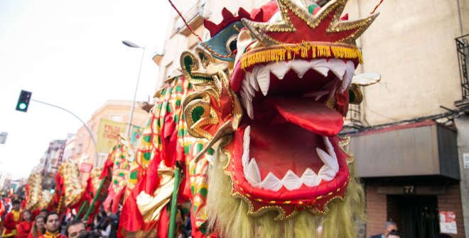 Desfile Año Nuevo Chino en Usera