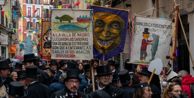 Entierro de la sardina Centro de Madrid 2025