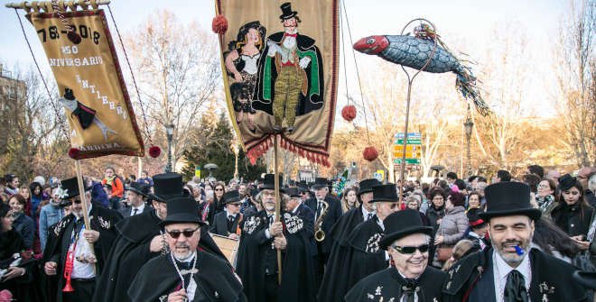 Entierro de la Sardina del Carnaval de Madrid 2020