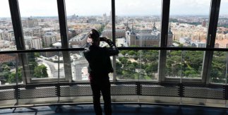 Vista desde el mirador del Faro de Moncloa