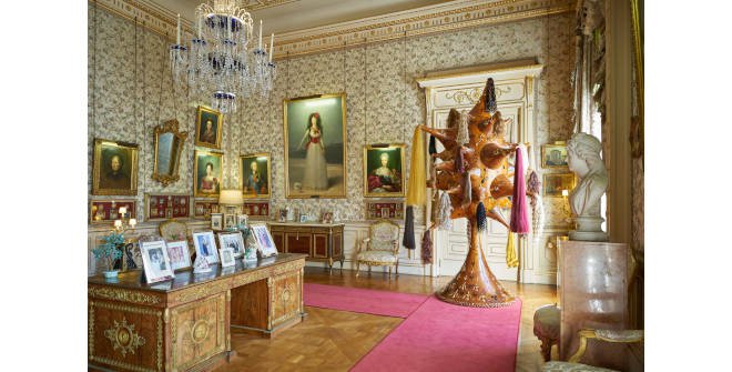  Flamboyant. Joana Vasconcelos en el Palacio de Liria. Perruque. Foto: Juan Rayos