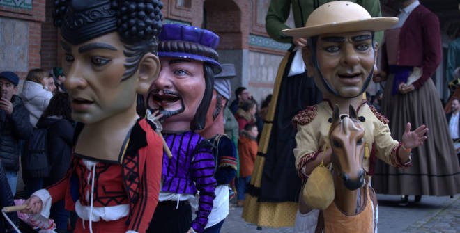 Gigantes y cabezudos Carnaval Madrid 2025