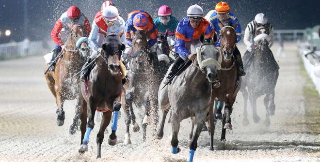 Carreras nocturnas en el Hipódromo de La Zarzuela