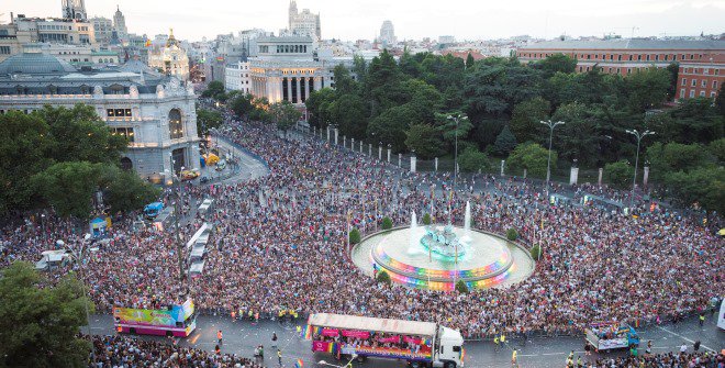Manifestación. MADO 2018. Fiestas del Orgullo. Madrid.