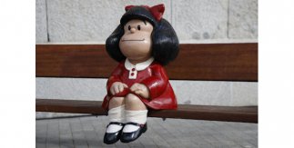 Escultura de Mafalda