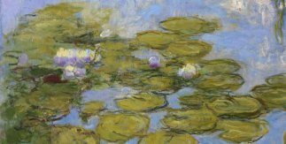 Claude Monet. Nenúfares. 1916-1919. Óleo sobre lienzo. 200 x 180 cm. Riehen/Basel, Fondation Beyeler, Beyeler Collection