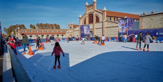 Pista de hielo Matadero Madrid Navidad 2024