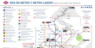 Plano Metro de Madrid. Actualizado septiembre 2022