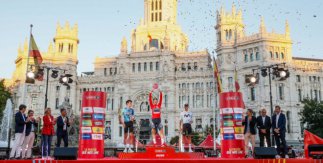 Podio La Vuelta 2024