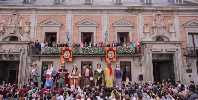 Pregón de las Fiestas de San Isidro 205 por Dani Carvajal en la Plaza de la Villa