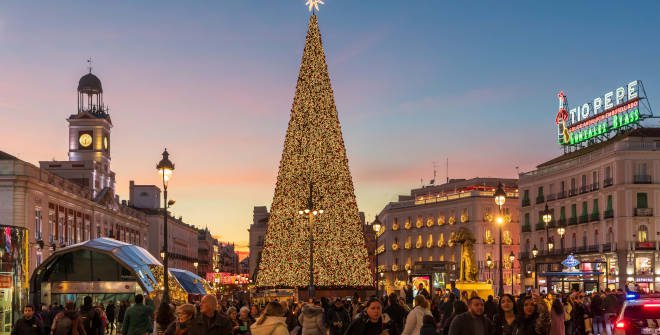 Puerta del Sol Navidad Madrid 2024. Foto: Álvaro López del Cerro. © Madrid Destino