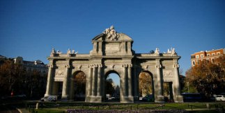 Puerta de Alcalá tras su rehabilitación de 2023 (20 dic 2023). Foto: Ayuntamiento de Madrid