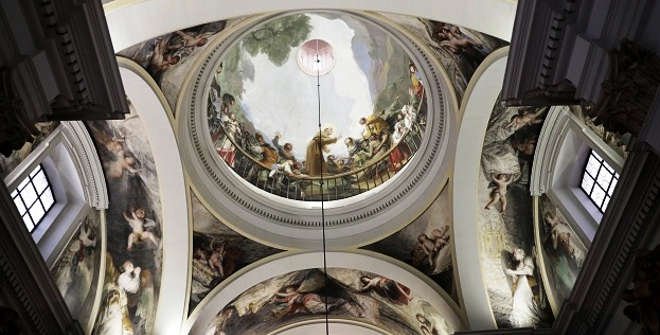 Frescos de Goya en la ermita de San Antonio de la Florida
