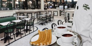 Chocolate con churros en San Ginés