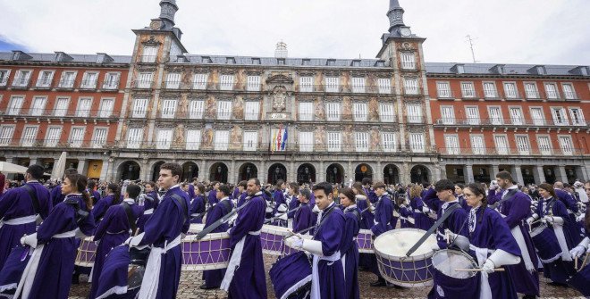 Tamborrada Plaza Mayor 2024