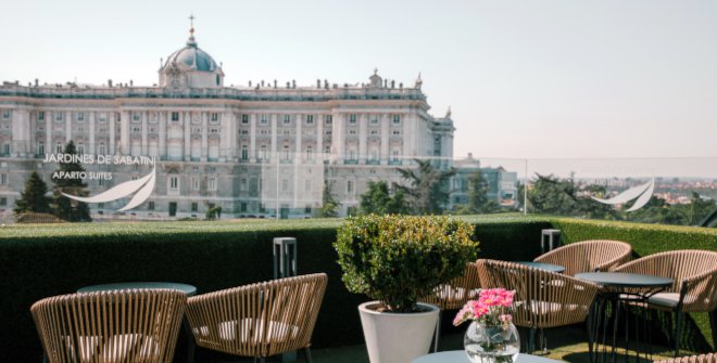 Terraza Jardines de Sabatini©Hotel Jardines de Sabatini 04