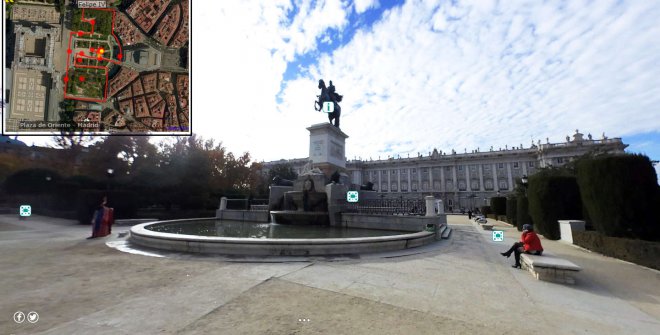 Paseo Virtual por los Jardines de la Plaza de Oriente (Vivir los Parques)