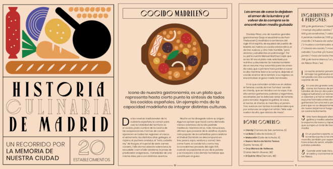 Historia culinaria de Madrid.  Academia Madrileña de Gastronomía. 
